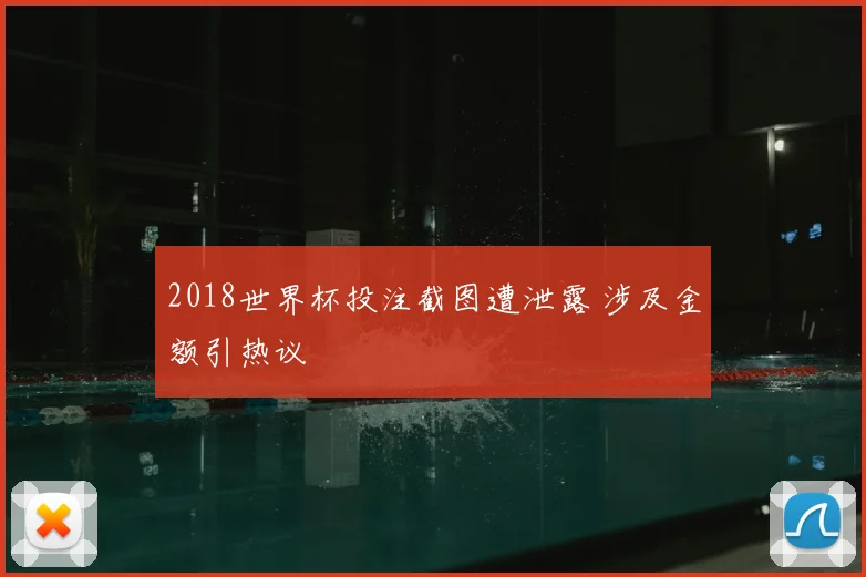 2018世界杯投注截图遭泄露 涉及金额引热议