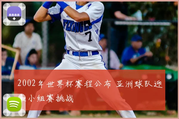 2002年世界杯赛程公布 亚洲球队迎来小组赛挑战